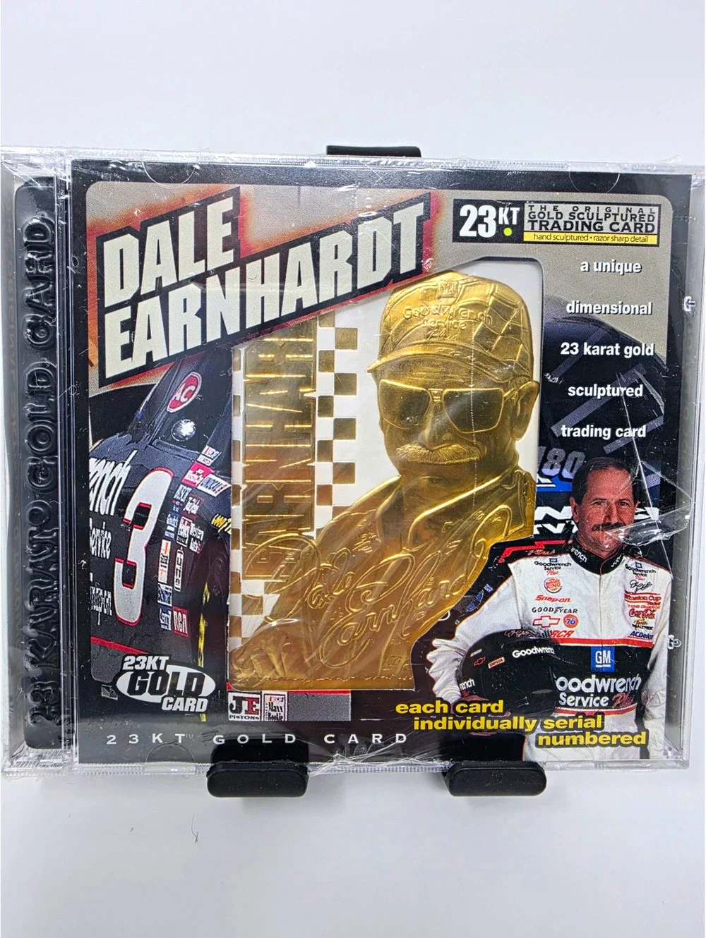 23KT Gold Collectibles Ltd Dale Earnhardt #3 2000 23KT Gold Serial # NASCAR New